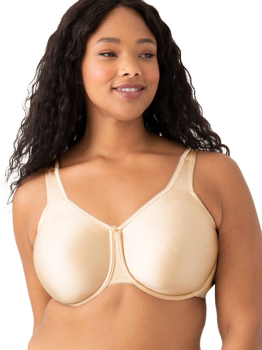 Wacoal Basic Beauty Smooth Full-Coverage Underwire Bra in Nude